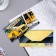 Money envelope "Happy Anniversary!" Congrev, embossing, car, black background, 16.8x8 cm