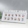 Photo frame plastic in 12 photos 4x4 cm "My first year" white 41x20 cm