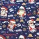 Glossy packaging paper "Kaifusha Santa", 50 x 70 cm