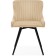 Chair on the Gabri Metal Metal Carcass/velor, black/beige 50x57x77 cm