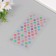 Stickers for creativity plastic "Multi -colored rhomba tiles" 9.3x20.4 cm