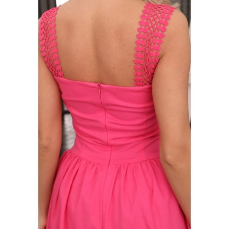 Sarafan female, size 46, pink color-15
