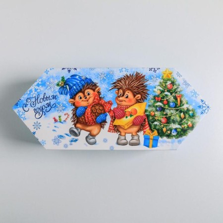 The prefabricated box - the context of "Funny New Year!", 14 x 22 x 8 cm, New Year-3