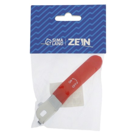 Blue-knob for the ball valve Zein, reinforced, 1/2 "-3/4", rubberized, red-3