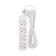 Extension cord Standard 4 nests, 3m, 3x1.0mm², s/h, white rexant