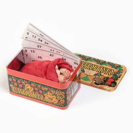 Russian lotto, 24 cards, card 22 x 8 cm-4