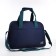 Sports bag with lightning, external pocket, long belt, blue/turquoise color