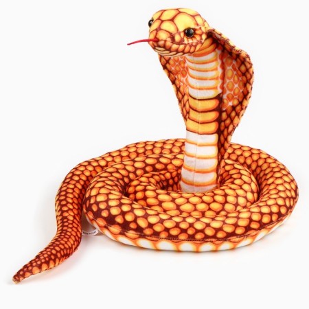 Soft toy "Cobra", 30 cm/200 cm, yellow color-6