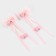 Hair clips with a bow "for a cute lady", 2 pcs., 4 x 15 cm