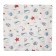 Muslim diaper, "stars and fish", size 120x120 cm