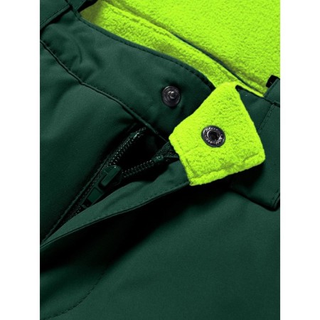 Ski costume for a boy, height 122 cm, green color-16