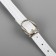 Shoe strap, artificial leather, 30 cm, 8 mm, 2 pcs, white color