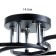 ARISA chandelier 5he27 40W Black 56x56x22 cm Bayerlux