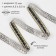 Rhinestones “rhombuses”, width - 13 mm, 4.5 ± 0.5 m, silver color