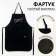 Apron of the master "Beauty - my religion" rubberized with pockets