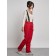Semi -combinezone Ski Drapeted Women's, size 42, red color