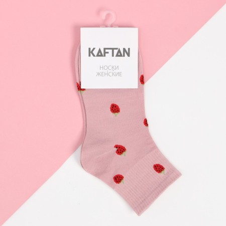 Women's socks kaftan "berries" size 36-39 (23-25 ​​cm) color mix-6