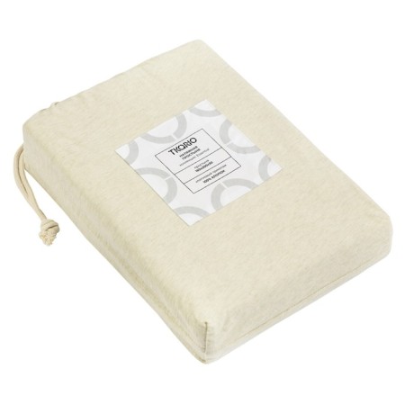 ELS sheet Essential, size 160x200x30 cm, gray-beige color-4