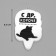 Candle for the cake "C DR, shorter", cat, 6.5 cm, white