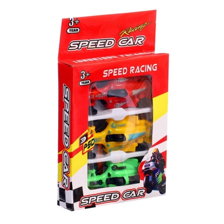 Machine "Racing Bolid", set of 3 pcs., Mix-8
