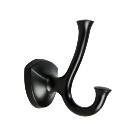 Furniture hook CAPPIO Value, two -rod, black color, 4 pcs.