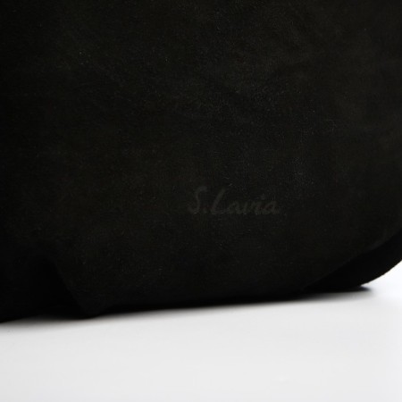 Salm-free bag of cross-bodi with a zipper, black color-3