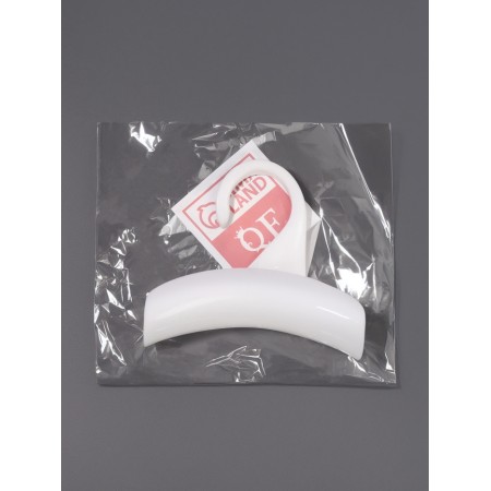 Hook d/bag 10*9*3.5 cm plastic white package OT-4