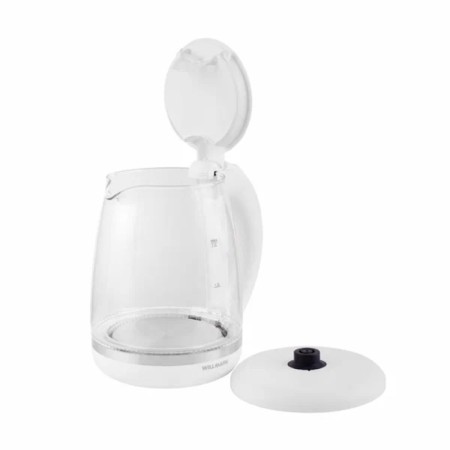 Electric kettle Willmark WEK-2005G, glass, 2 l, 2200 W, LED backlight, white-2