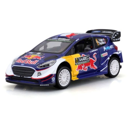 Racing machine BBURAGO 2017 M-Sport Ford Fiesta WRC, Die-Cast, 1:32, Blue color