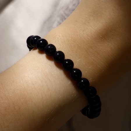 Bracelet Shar No. 8 “Aventurine Blue”, 5.5 cm-2