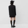 Women's jacket with buttons on the back MIST, R.L-XL, black