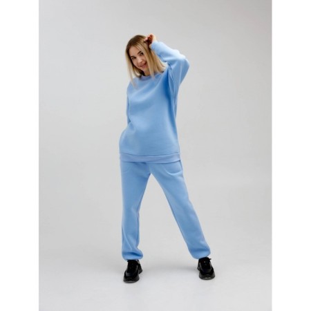 Women's sweel down with comb, size 50, blue color-12