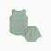 Kit (T-shirt and shorts) children's minku, olive color, height 68-74cm