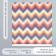 Scrapbooking "Zigzag" density 180 g 30.5x32 cm