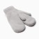 Women's mittens for claim Minaku smooth 22 cm gray