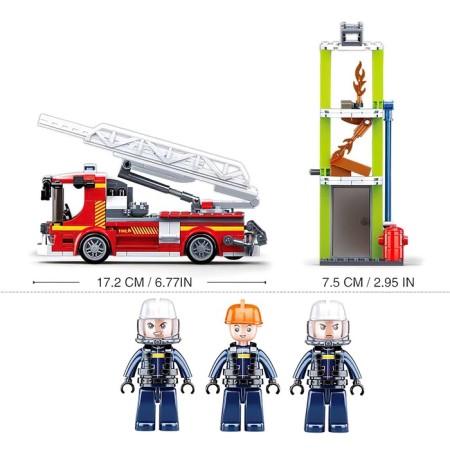 Designer Fireman "Machine with a staircase", 343 parts-1