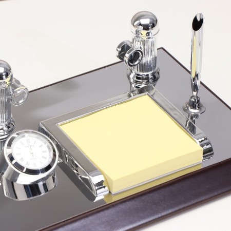 Set of desktop stationery 5V1 with clock-4