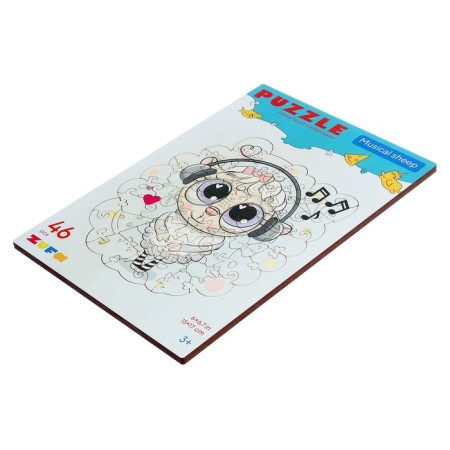 Wooden puzzle "Musical sheep" s-1