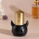 Concrete candle "devil" height 4.5 cm, d-3.5 cm black