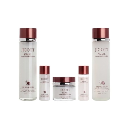 Hare set with Jigott Snail Essence Moisture Skin Care 3Set-2