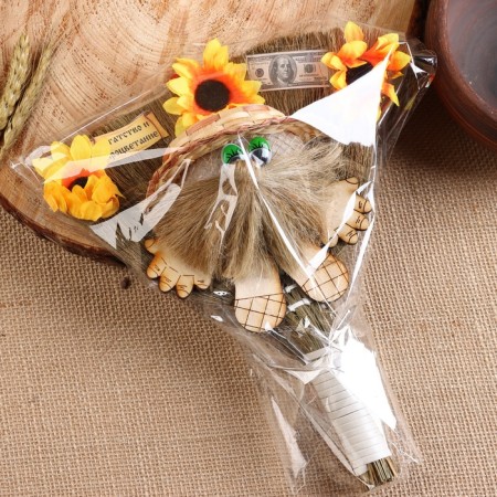 The amulet "Broat with the brownie", 25 cm, mix-4