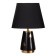 E14 table lamp E14 40W black and gold 24x24x36 cm Risalux