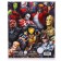 Notebook of 48 sheets in a cage, cardboard cover, block No. 2, whiteness 75% (gray sheets), Marvel, Avengers