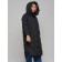 Coat insulated winter female, size 48, black color