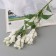 Artificial flowers "Garden -gangway" 68 cm, white