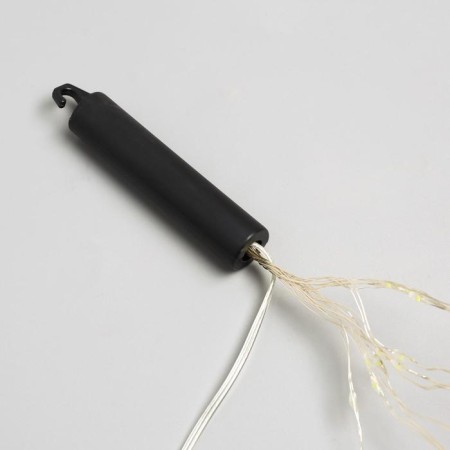 Girlynda "Horse tail" 10 threads of 1 m, IP20, silver thread, 100 LED, glow of multi (RGB), overflows, 12 V-7