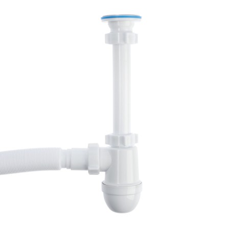 Siphon for the sink "Ani Plast" C1015, 1 1/4 "x 40 mm with a flexible pipe 40 x 40/50 mm-2
