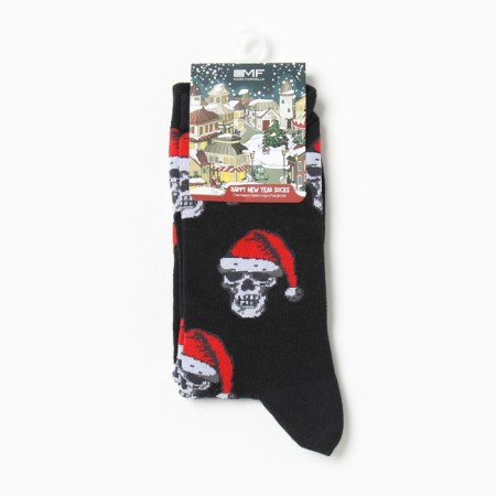 Male socks, black color, size 29-31-2
