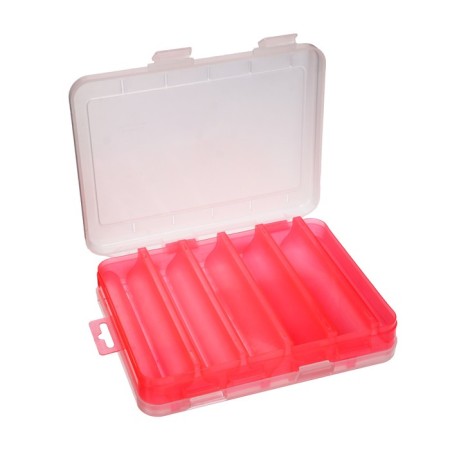 Box for wobblers and balancers VB-3, 2-way, 5+5 departments, 200 x 160 x 45 mm, red-5
