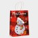 Package Gift craft with embossing "Snowman", 15 × 21 × 8 cm 1 pcs